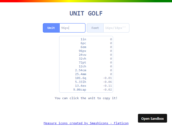 Unit Golf screenshot